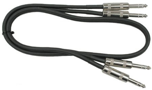 Hosa 1/4 TRS Dual Cable