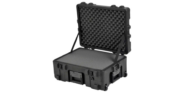 SKB 3R2217-10B-CW Roto-Molded Mil-Standard Utility Case with Wheels and Cube Foam Interior