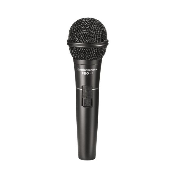 Audio-Technica PRO41 - Cardioid dynamic handheld microphone  w/ 15' XLRF - XLRM cable