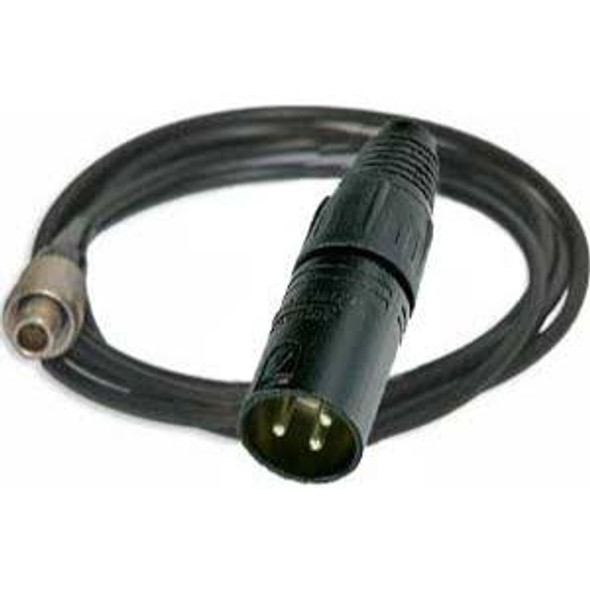 Sennheiser 3-pin Lemo to XLR Male Cable for 3000 & 5000 Series Bodypack Transmitters - 4.9'