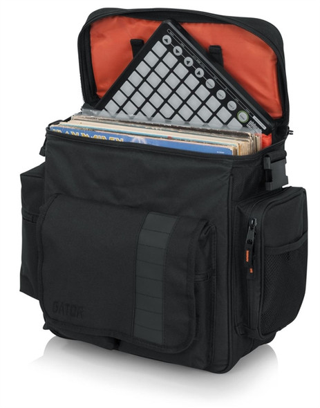 Gator Cases G-CLUB-DJ BAG DJ Bag for 35 LPs & Serato-Style Interface