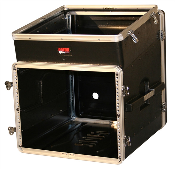Gator Cases GRC-10X8 PU 10U Top, 8U Side Console Audio Rack