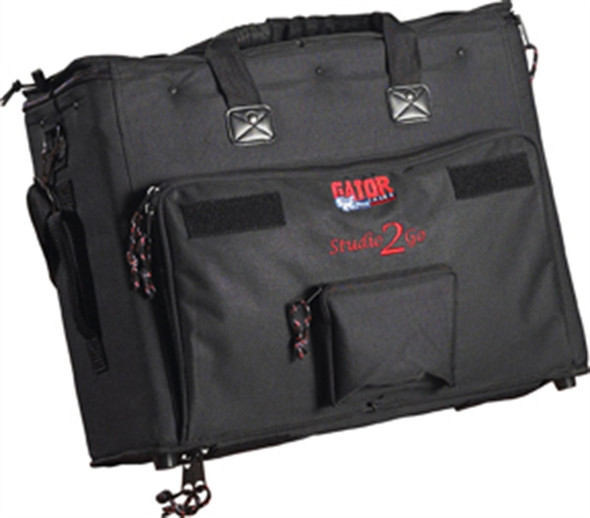 Gator Cases GSR-2U Laptop and 2-Space Audio Rack Bag