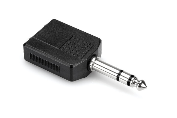 Hosa Adaptor Dual 1/4 in TRS to 1/4 in TRS