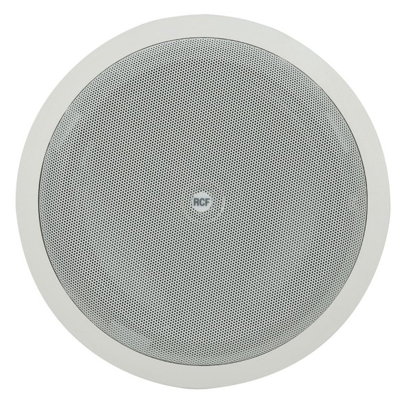 RCF Passive 80W 8" 2-Way Coaxial Ceiling Speaker with Transformer
