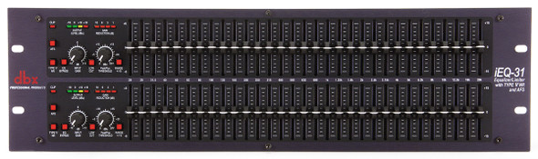 DMX iEQ31 iEQ Series - Intelligent Dual 31 Band Graphic Equalizer w/AFS
