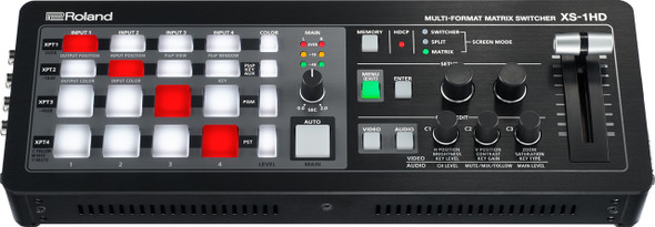 Roland System Group	XS-1HD	 4x4 HD Multi-Format Matrix Switcher