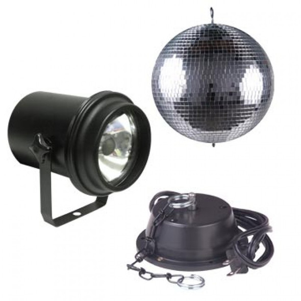 M-100L Mirror Ball Package from American DJ - The All-In-One Mirror Ball Package