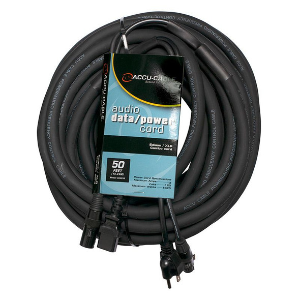 ADJ SKAC50 - 50', 16 GAUGE, 120VAC/XLR SIGN