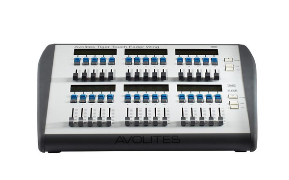 Avolites Touch II Fader Wing Front View.