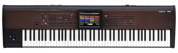 KORG KRONOS with New Light Touch 88-Note Action and Lighter Body Front View.