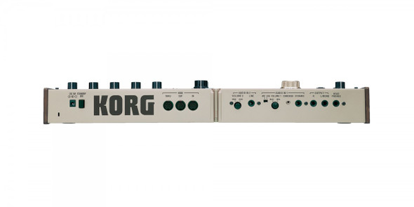 KORG MICROKORG 37-mini Key Synthesizer & Vocoder Back View.