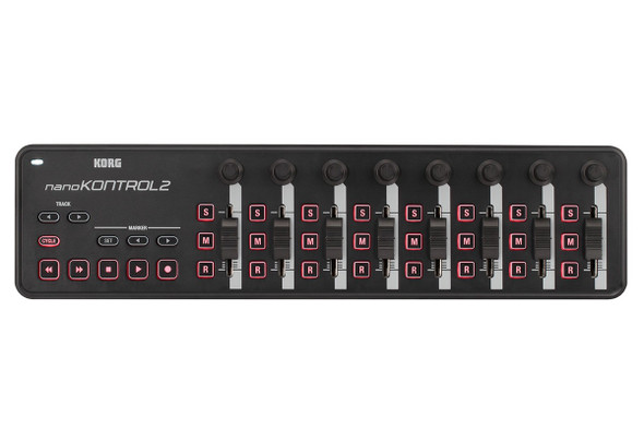 KORG Bluetooth/USB MIDI Control Surface with 8 Faders, 8