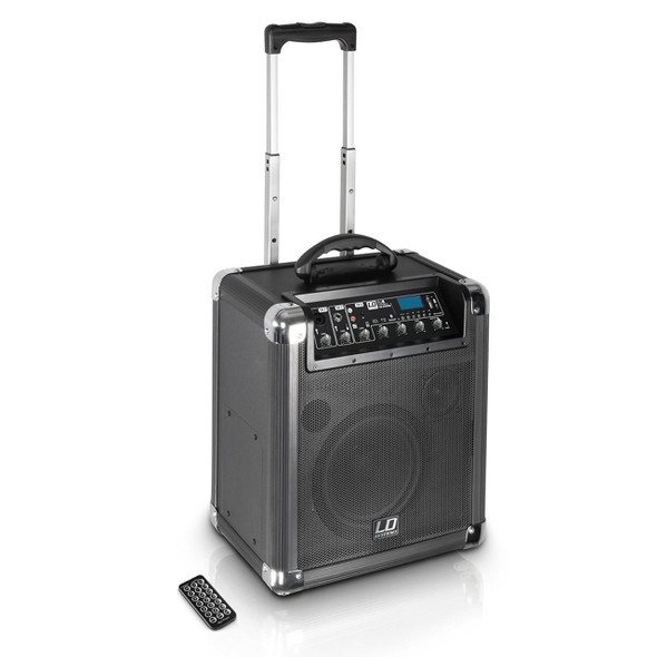 LD Systems LDS-RJ8 "ROADJACK 8"   Battery Powered Portable Bluetooth 8" Speaker w/3 Channel Mixer - 20 hour operation