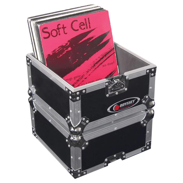 ODYSSEY FZLP120HW PRO LP CASE: HOLDS UP TO 120 LP'S W/PULL-OUT