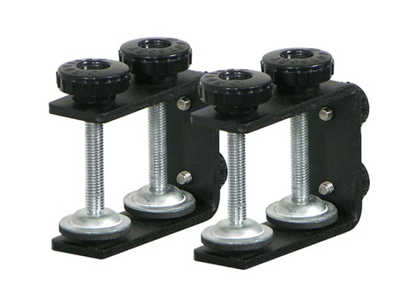 ODYSSEY LSTANDCLAMPS PAIR OF TABLE/CASE LSTAND CLAMPS IN BLACK