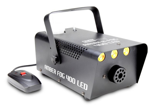 Eliminator Amber Fog 400 LED - 400 Watt Fog machine with 3-3 watt leds