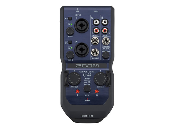 DJ機材 ZOOM U-24 Handy Audio Interface U-44 Audio Interface | Buy Now | ZOOM