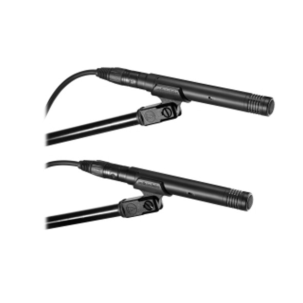 Audio-Technica AT4041SP - 40 Series Studio Pack includes: two AT4041 cardioid condenser microphones; two AT8405a stand clamps; two AT8159 windscreens