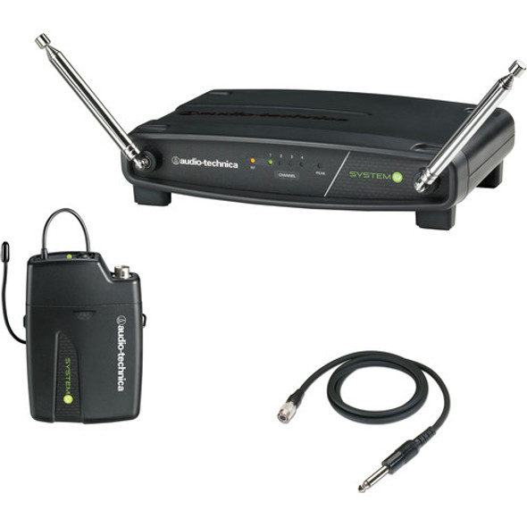 Audio-Technica ATW-901A/G - System 9 Wireless system includes ATW-R900a receiver and ATW-901a body-pack transmitter with AT-GcW guitar/instrument input cable.