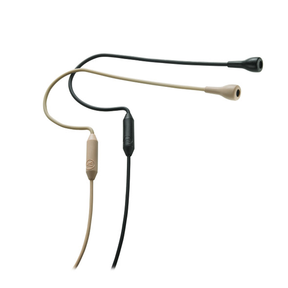 Audio-Technica PRO92CW - Omnidirectional condenser headworn microphone with 55" cable terminated with  locking 4-pin HRS-type connector for Audio-Technica wireless systems using UniPak transmitters