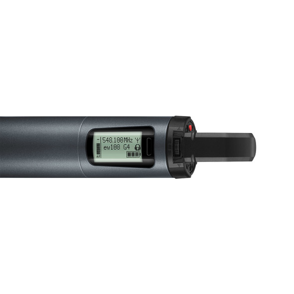 SENNHEISER SKM 100 G4-S-A - Handheld transmitter with mute switch. Microphone capsule not included, frequency range: A (516 - 558 MHz)