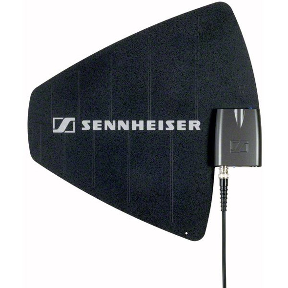 SENNHEISER AD 3700 - Receiver antenna, active, directional, BNC, 3/8"-assembly screw, 470 - 866 MHz, adjustable amplification 5/10/15 dB. For EM2000/2050/3731/3732/6000 receivers.