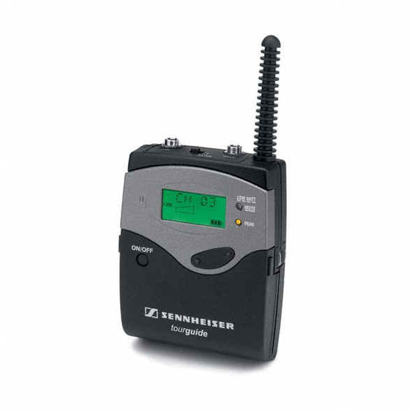 SENNHEISER SK 2020-D-US - Six channel bodypack transmitter with audio and microphone input and BA2015 rechargeable battery (926-928 MHz). Please note: order mic separately.