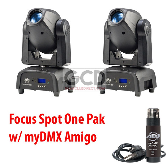 [SPECIAL PRICE] American DJ Package - ADJPAK-001 - Focus Spot One + myDMX Amigo