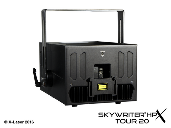 X-Laser Skywriter HPX M-20 - 20W RGB Laser System with Mercury