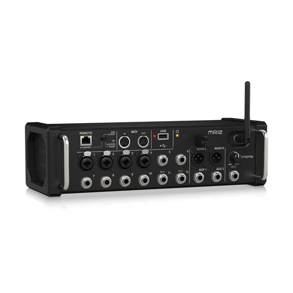 Midas MR12 12-Input Digital Mixer for iPad/Android Tablets with Wi-Fi and USB Recorder