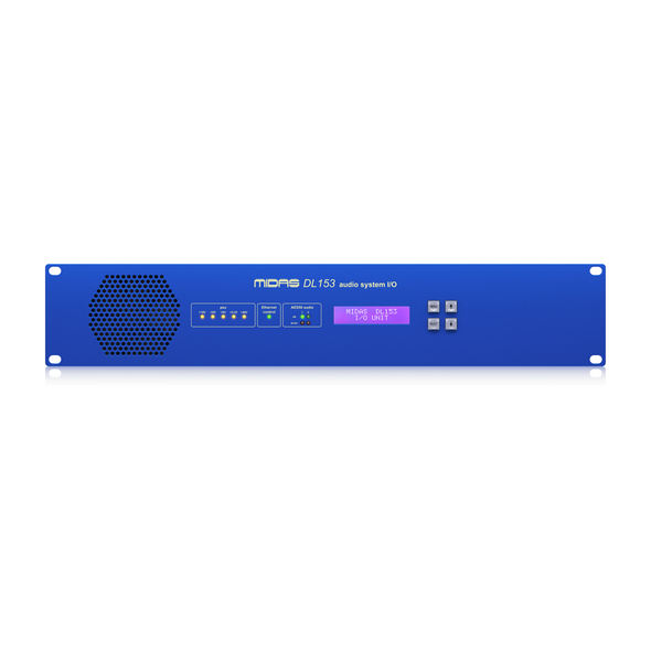Midas DL153 Stagebox with 16 MIDAS Mic Preamps and Dual-Redundant AES50 Networking