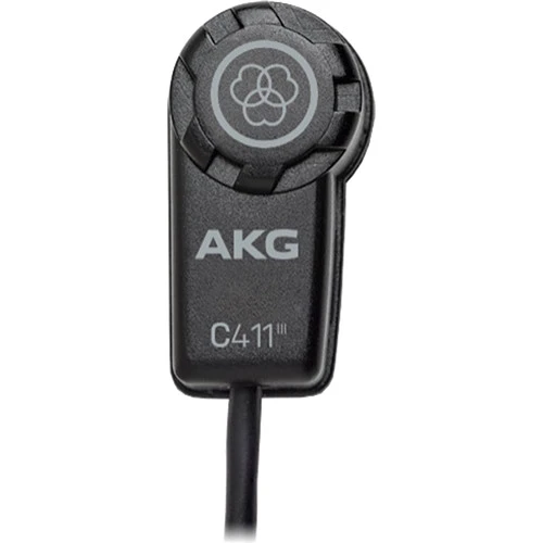 AKG 2571H00040 - C411 PP For hardwire applications, with standard XLR connector for phantom powering.