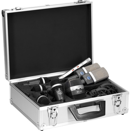 AKG Drum Set Premium 8-Microphone Bundle for Drums