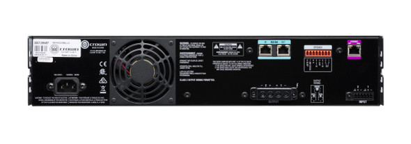 Crown NCDI2x600BL-U-US CDi2x600BL - Analog + BLU link input, 2 channel, 600W per output channel, Amplifier