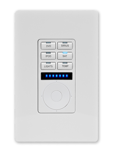 AMX MET-6NE Metreau 6-Button Ethernet Keypad with Navigation (White)