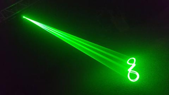 Blizzard Lighting POCKET COSMOS - 50mW, 532nm class 3R fat beam green laser that is DMX controllable and equipped with incredible auto & sound active programs.