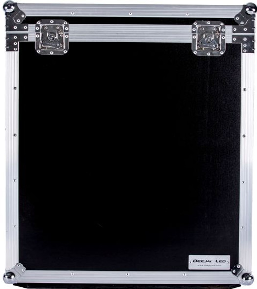 DEEJAY LED TBHM10U - Fly Drive Case 10u Space Slant Mixer Rack / 10 u Space Vertical Rack System with Full AC Door