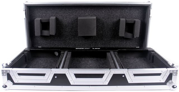 DEEJAY LED TBHDJM9HCDJ2KW - Fly Drive Case For Two Pioneer CDJ2000 CD Player Plus One Pioneer DJM900 Nexus Mixer or Similarly Sized Equipment with Low Profile Wheels