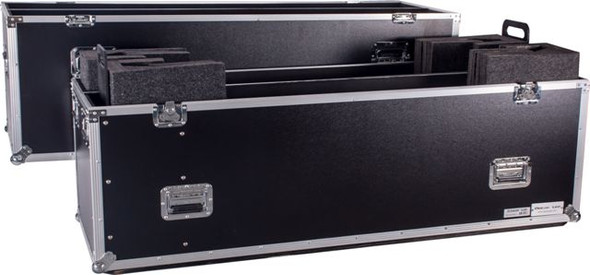 DEEJAY LED TBH2LED70WHEELS - Fly Drive Case For Two 70-inch LED or Plasma Displays with Caster Board