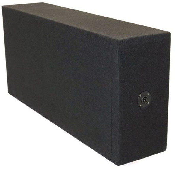 DEEJAY LED 2X12HORN2TW - Chuchera 2 x 12-in 1 Horn w/Tweeters Empty Car Speaker Box Black