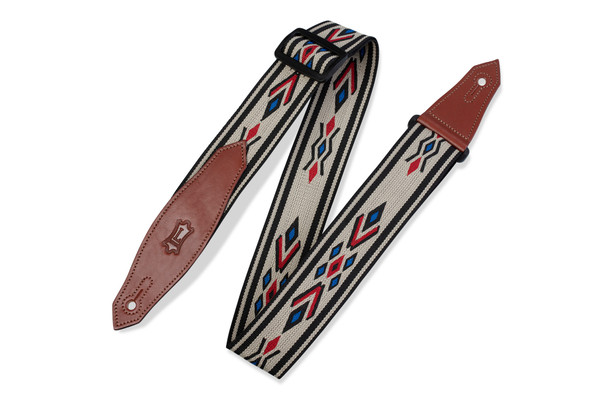 Levy's Leathers MSSN80-MLT -  2" Wide Multi Color Woven Guitar Strap.