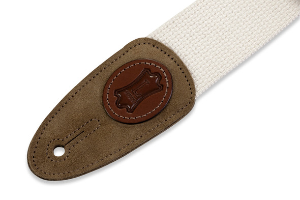Levy's Leathers MSSC8-NAT -  2" Wide Natural Cotton Guitar Strap.