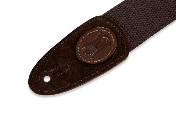 Levy's Leathers MSSC8-BRN -  2" Wide Brown Cotton Guitar Strap.