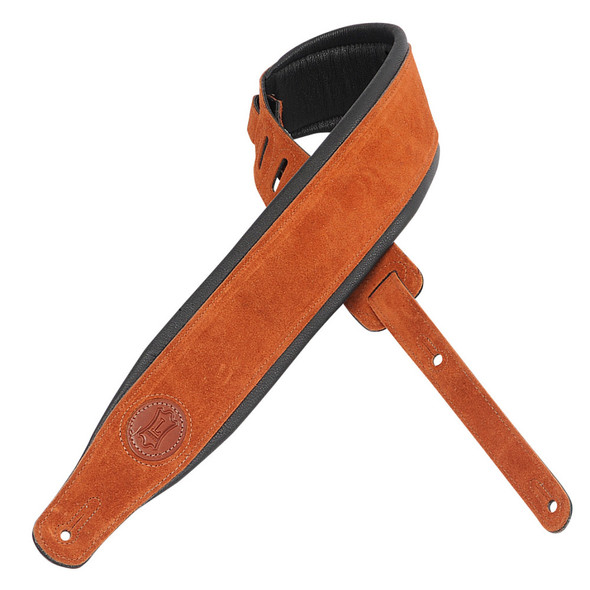 Levy's Leathers MSS2S-CPR -  3" Wide Copper Suede Guitar Strap.