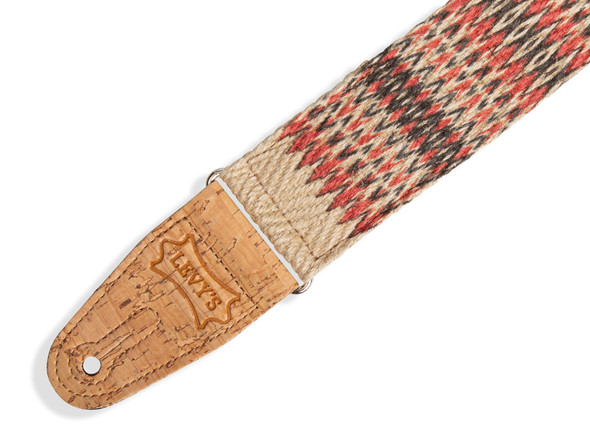 Levy's Leathers MH8P-006 - 2 inch Wide Hemp Guitar Strap.