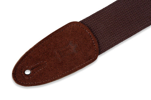 Levy's Leathers MC8-BRN-L - 2" wide brown cotton strap.