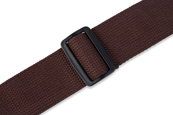 Levy's Leathers MC8-BRN-L - 2" wide brown cotton strap.