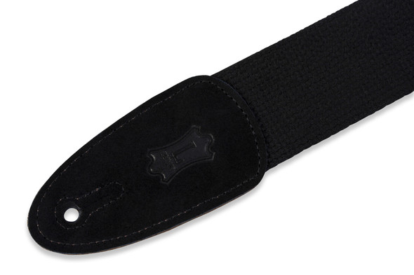 Levy's Leathers MC8-BLK -  2" Wide Black Cotton Guitar Strap.