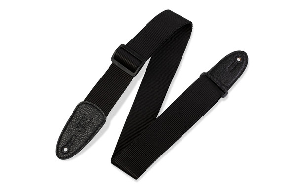 Levy's Leathers M8-XL-BLK -  2" Wide Black Polypropylene Guitar Strap.